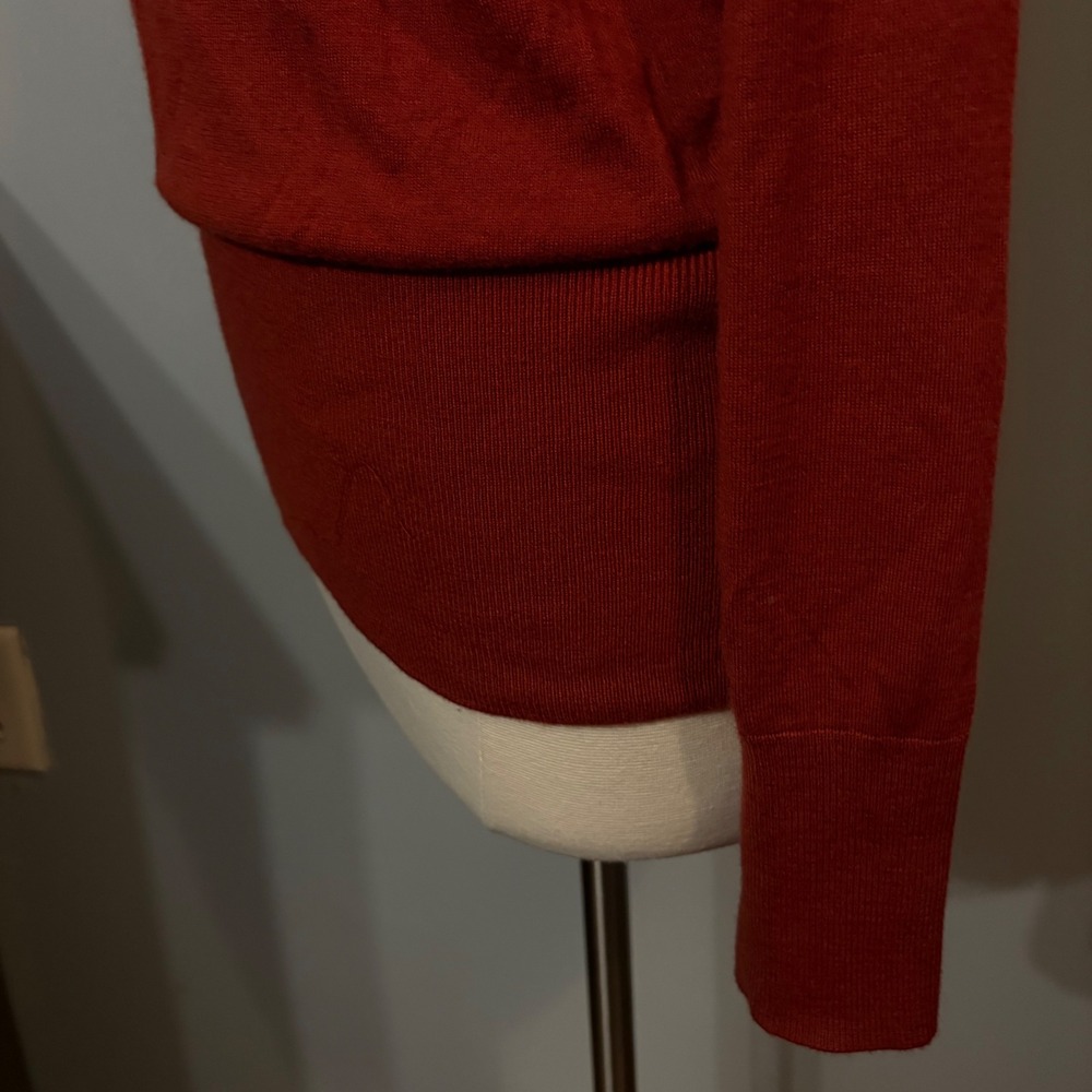 Philosophy by Republic Clothing Wool Blend Burnt Orange Sweater (Women's Medium) - Picture 7 of 7